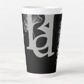 ZOOMER Latte Mok Abstracte Trend Interieurinrichti (Voorkant)