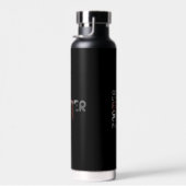 ZOOMER Waterfles Trend Abstract Zwart Poeder (Rechts)