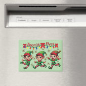 Zoomie Elfen Kerstmis Magneet (Insitu (Vaatwasser))