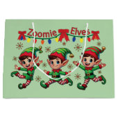 Zoomie Elves Christmas Groot Cadeauzakje (Voorkant)