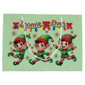 Zoomie Elves Christmas Groot Cadeauzakje (Achterkant)