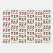 Zoomie Elves Christmas Inpakpapier Vel (Voorkant 2)