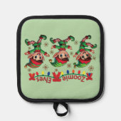 Zoomie Elves Christmas Pannenlap (Voorkant)