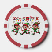 Zoomie Elves Christmas Poker Chips (Voorkant)