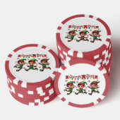 Zoomie Elves Christmas Poker Chips (Opstapeling)