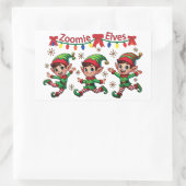 Zoomie Elves Christmas Rechthoekige Sticker (Tas)