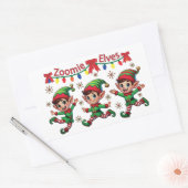 Zoomie Elves Christmas Rechthoekige Sticker (Envelop)