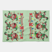 Zoomie Elves Christmas Theedoek (Horizontaal)