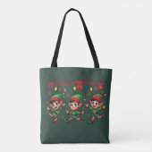 Zoomie Elves Christmas Tote Bag (Achterkant)