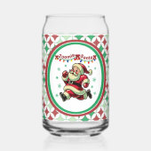 Zoomie Kerstman Kerstmis Blikvorm Glas (Achterkant)