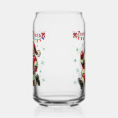 Zoomie Kerstman Kerstmis Blikvorm Glas (Links)