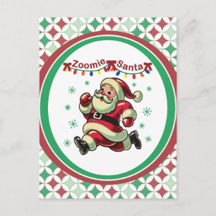 Zoomie Kerstman Kerstmis Briefkaart