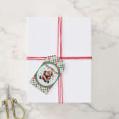 Zoomie Kerstman Kerstmis Cadeaulabel (Met Touw)