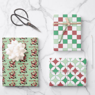 Zoomie Kerstman Kerstmis Inpakpapier Vel