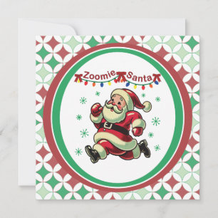 Zoomie Kerstman Kerstmis Kaart