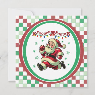 Zoomie Kerstman Kerstmis Kaart