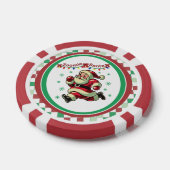 Zoomie Kerstman Kerstmis Poker Chips (Enkel)