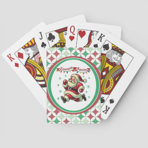 Zoomie Kerstman Kerstmis Pokerkaarten