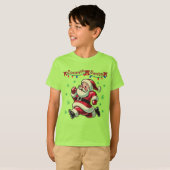 Zoomie Kerstman Kerstmis T-shirt (Voorkant volledig)