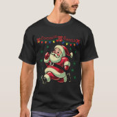 Zoomie Kerstman Kerstmis T-shirt (Voorkant)