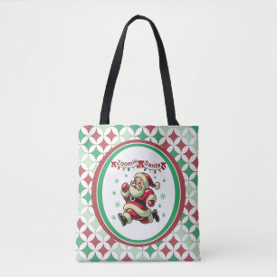 Zoomie Kerstman Kerstmis Tote Bag