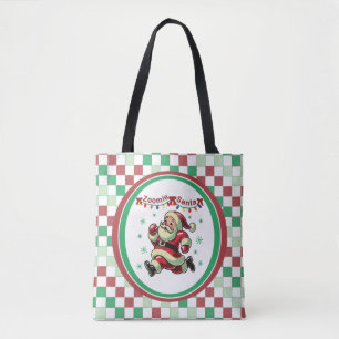 Zoomie Kerstman Kerstmis Tote Bag