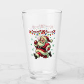 Zoomie Santa Christmas Glas (Voorkant)