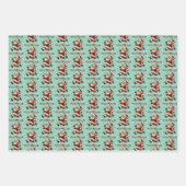 Zoomie Santa Christmas Inpakpapier Vel (Voorkant 3)