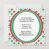 Zoomie Santa Christmas Kaart (Achterkant)