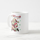 Zoomie Santa Christmas Koffiemok (Voorkant links)