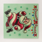 Zoomie Santa Christmas Legpuzzel (Horizontaal)