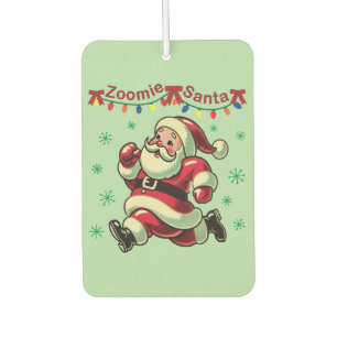 Zoomie Santa Christmas Luchtverfrisser