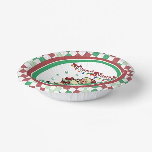 Zoomie Santa Christmas Papieren Kommen (Gebogen)