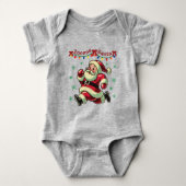 Zoomie Santa Christmas Romper (Voorkant)