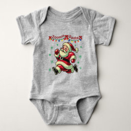 Zoomie Santa Christmas Romper