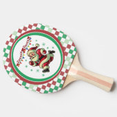 Zoomie Santa Christmas Tafeltennisbatje (Zijkant)