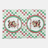 Zoomie Santa Christmas Theedoek (Horizontaal)