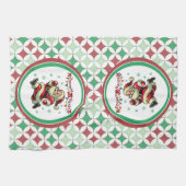 Zoomie Santa Christmas Theedoek (Horizontaal)