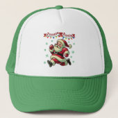 Zoomie Santa Christmas Trucker Pet (Voorkant)
