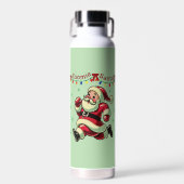 Zoomie Santa Christmas Waterfles (Voorkant)