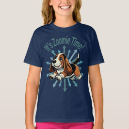 Zoomie Time Basset Hound bijvoorbeeld T-shirt