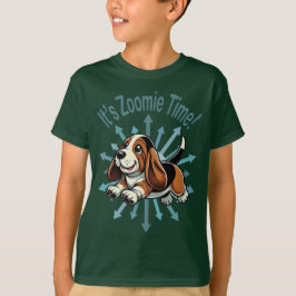 Zoomie Time Basset Hound bijvoorbeeld T-shirt