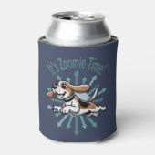 Zoomie Time Beagle Blikjeskoeler (Blikje Voorkant)