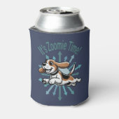 Zoomie Time Beagle Blikjeskoeler (Blikje Achterkant)