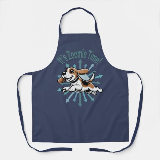 Zoomie Time Beagle Schort (Voorkant)