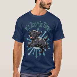 Zoomie Time Black Lab T-shirt