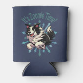 Zoomie Time Border Collie bijvoorbeeld Blikjeskoeler (Voorkant)