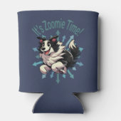 Zoomie Time Border Collie bijvoorbeeld Blikjeskoeler (Achterkant)