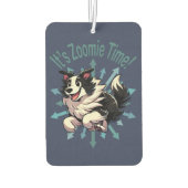 Zoomie Time Border Collie bijvoorbeeld Luchtverfrisser (Achterkant)