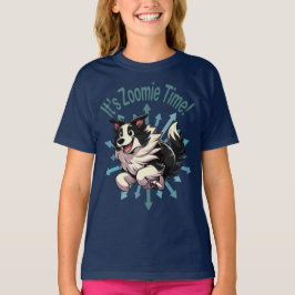 Zoomie Time Border Collie bijvoorbeeld T-shirt